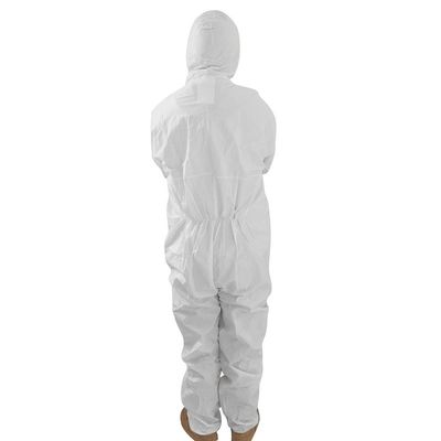 Elastic Cuffs 55gM2 Disposable Protective Coverall