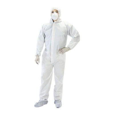 Long Sleeve Breathable Disposable Protective Coveralls