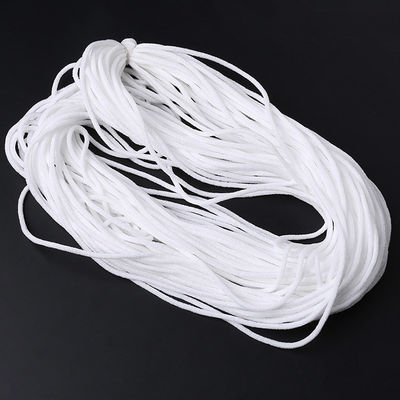 Garment N95 Breathable White 5mm Elastic Earloop Cord