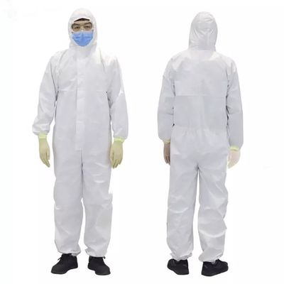 SMS Elastic Wrist Disposable Protective Coverall